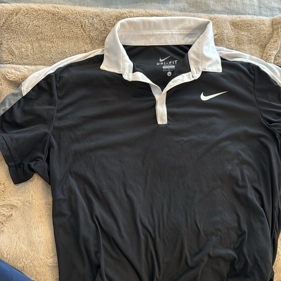 Nike Country Club Golf And Tennis Polo Shirt Vintage Dri-Fit Tiger Woods Federer - Picture 7 of 7